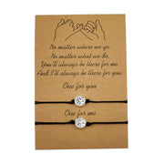 Heart-shaped Sunflower Wax Line Hand-woven Couple – Jewelry Gift Ideas — 6