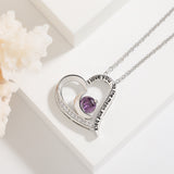 Love Necklace With Rhinestones And Letters Fashion – Gifts for Couples — 2