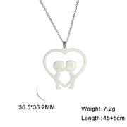 18k Real Gold Electroplated Love Men's Kiss – Jewelry Gift Ideas — 4