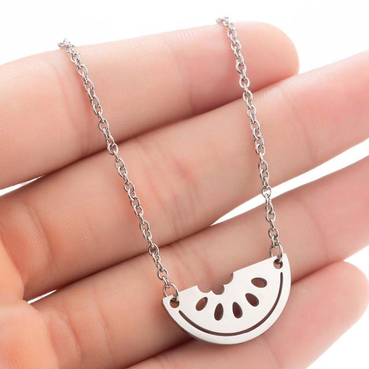 Women's Stainless Steel Watermelon Pendant – Jewelry Gift Ideas — 1