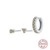 Women's Sterling Silver Diamond Trinity Combination – Gifts for Her — 15