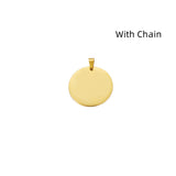 Stainless Steel Round Circle Heart Pendant – Jewelry Gift Ideas — 4