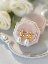 Women's Three Small Flower Earrings – Gifts for Her — 5