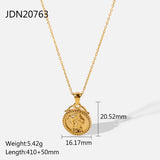 Men's And Women's Pendant Necklace Round Eight – Jewelry Gift Ideas — 8