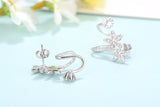 Temperament Diamond Ear Clips All-match Silver Stud – Useful Gifts — 3