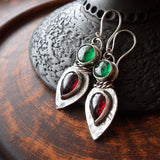 Geometric Simple Round Water Drop Red And Green – Thoughtful Gifts — 3