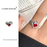 Ruby High-grade Temperament Ring Female Niche – Stylish Gifts — 18