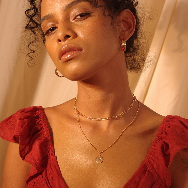 Devil's Eye Pendant Fashion Necklace – Jewelry Gift Ideas — 1