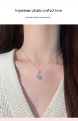 Original Moon Dragon Necklace For Women Niche – Jewelry Gift Ideas — 8