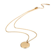 Women's Smooth Round Pendant Necklace – Jewelry Gift Ideas — 11