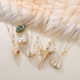 Conch Beads Necklace Natural Shell Phnom Penh – Jewelry Gift Ideas — 1