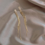 Temperament Simple Long Tassel Earrings – Useful Gifts — 2