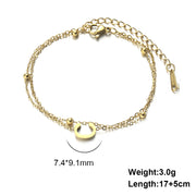 Cut Titanium Steel Double-layer Chain 26 Letters – Jewelry Gift Ideas — 7