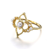French Vintage Pearl Hollow Ring – Unique Gift Ideas — 5