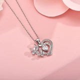 Ins Butterfly Love Necklace With Rhinestones – Jewelry Gift Ideas — 3