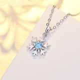 Simple Snowflake Pendant Necklace For Women Light – Jewelry Gift Ideas — 6