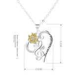 Pastoral Style Two-color Sunflower Pendant Trend – Jewelry Gift Ideas — 5