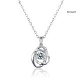 Ocean Heart Necklace Female 925 Silver – Jewelry Gift Ideas — 4