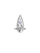 Metal Nail Ring Xianku Natural Moonlight Stone – Beauty Gifts — 6