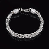 Fashion Silver Plated New Dragon Head Bracelet – Jewelry Gift Ideas — 5