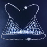 Rhinestone Bra Body Chain Nightclub Accessories – Stylish Gifts — 4