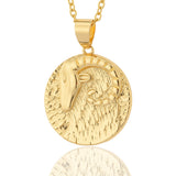 Twelve Constellations Pendant Copper Plated 18K – Jewelry Gift Ideas — 12
