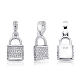 S925 Silver Small Lock Necklace Female Fashion – Jewelry Gift Ideas — 6