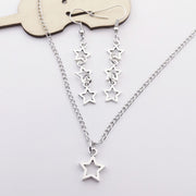 Alloy Star Earrings Necklace Accessories – Jewelry Gift Ideas — 1