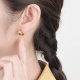 Women's Trendy Fashion Simple Shell Cross Earrings – Stylish Gifts — 2