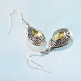Women's Niche Wave Drop Gold Plated Earrings – Gifts for Her — 4