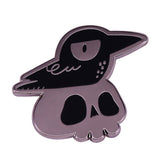 Crow Skull Brooch Cute Cartoon Animal Badge – Jewelry Gift Ideas — 2