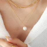 Women's Double-layer Pearl Pendant Clavicle – Jewelry Gift Ideas — 4