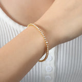 Colorful Zircon Stretch Bracelet Titanium Steel – Jewelry Gift Ideas — 14