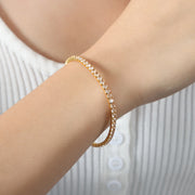 Colorful Zircon Stretch Bracelet Titanium Steel – Jewelry Gift Ideas — 14