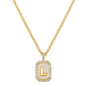 English Letter Fashion Commuter Diamond Necklace – Jewelry Gift Ideas — 11