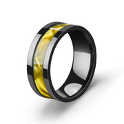 Stainless Steel Shell Ring Titanium Steel Man – Gifts for Him — 5