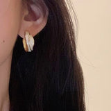Retro Drip Glazed Round Simple Wild Earrings Women – Gifts for Her — 6