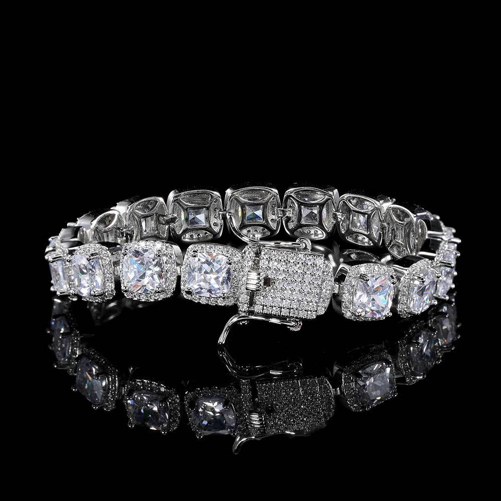 10mm Men's Rock Candy Bracelet Copper Micro Inlay – Jewelry Gift Ideas — 3