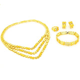 Dubai Jewelry Set Women's Gold Necklace Earrings – Jewelry Gift Ideas — 4