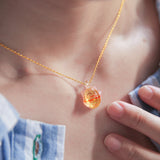 Handmade Zodiac Pendant Peach Blossom Necklace – Jewelry Gift Ideas — 12