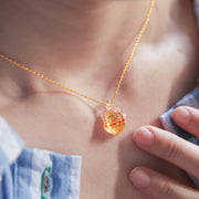 Handmade Zodiac Pendant Peach Blossom Necklace – Jewelry Gift Ideas — 12