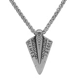 Stainless Steel Arrow Double-sided Pendant – Jewelry Gift Ideas — 4