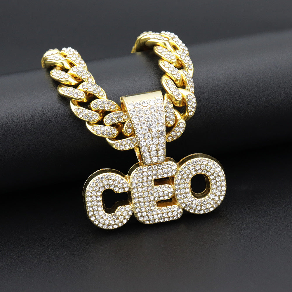 Monogram Diamond Pendant Necklace – Jewelry Gift Ideas — 1