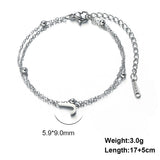Cut Titanium Steel Double-layer Chain 26 Letters – Jewelry Gift Ideas — 5