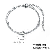Cut Titanium Steel Double-layer Chain 26 Letters – Jewelry Gift Ideas — 5