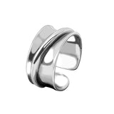 Ring Female Fashion Simple Wide Face Smooth Ring – Stylish Gifts — 3