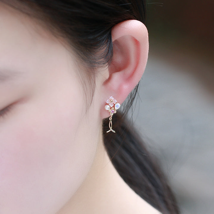 Sterling Silver Gold Plated Tassel Earrings – Everyday Gifts — 1