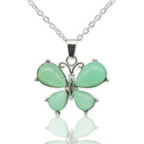 Natural Stone Crystal Small Butterfly Alloy – Jewelry Gift Ideas — 3