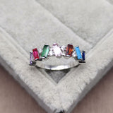Women's Sterling Silver Inlaid Natural Turquoise Color – Gifts for Her — 2