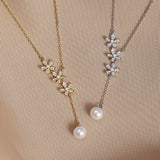 S925 Sterling Silver Pearl Necklace For Women – Jewelry Gift Ideas — 2